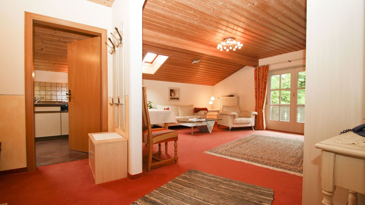 Blick in den Wohnbereich Blick in den Wohnbereich